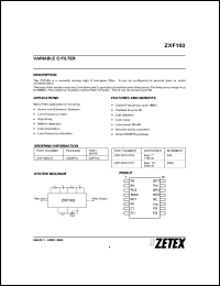 Click here to download ZXF103Q16 Datasheet