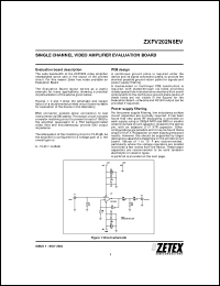 Click here to download ZXFV202N8EV Datasheet