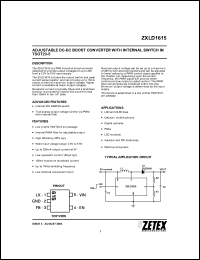 Click here to download ZXLD1615 Datasheet