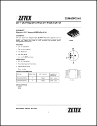 Click here to download ZXM66P02N8 Datasheet