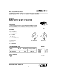 Click here to download ZXMC3A17DN8 Datasheet