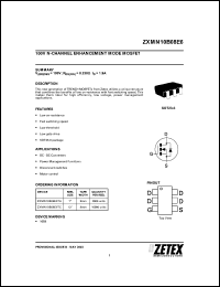 Click here to download ZXMN10B08E6 Datasheet