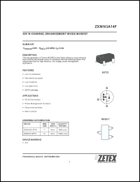 Click here to download ZXMN3A14 Datasheet