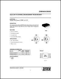 Click here to download ZXMN6A25DN8 Datasheet