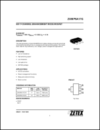 Click here to download ZXMP6A17 Datasheet