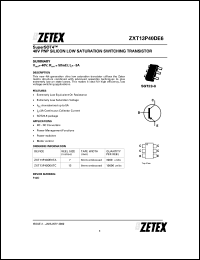 Click here to download ZXT13P40DE6 Datasheet
