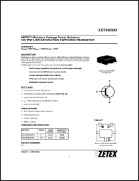 Click here to download ZXT2M322 Datasheet