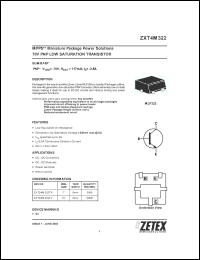Click here to download ZXT4M322 Datasheet
