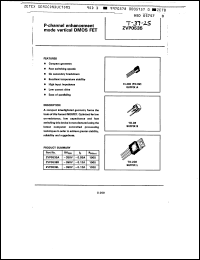 Click here to download ZVP0535L Datasheet