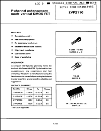 Click here to download ZVP2110C Datasheet