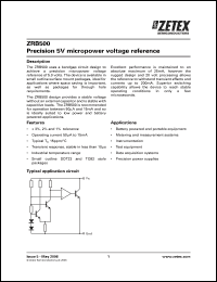 Click here to download ZRB500Y02STZ Datasheet