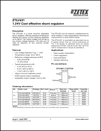 Click here to download ZTLV431_07 Datasheet
