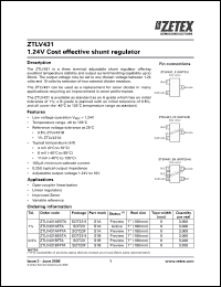 Click here to download ZTLV431BE5TA Datasheet