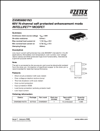 Click here to download ZXMS6001 Datasheet