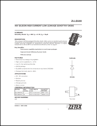 Click here to download ZLLS500_06 Datasheet