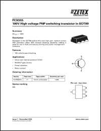 Click here to download FCX555 Datasheet