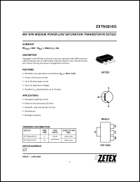 Click here to download ZXTN2010GTC Datasheet