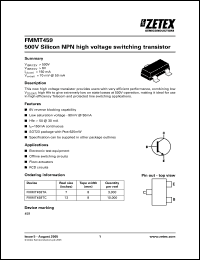 Click here to download FMMT459_05 Datasheet