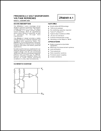 Click here to download ZR4040-41 Datasheet