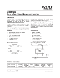 Click here to download ZXCT1022_07 Datasheet