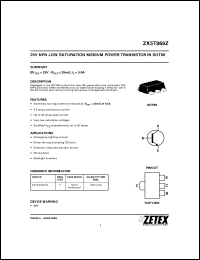 Click here to download ZX5T869Z Datasheet