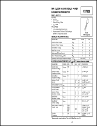 Click here to download FXT603 Datasheet