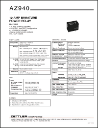 Click here to download AZ940-1A-9DS Datasheet
