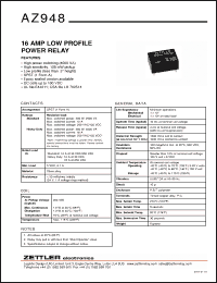 Click here to download AZ948-1A-9D Datasheet