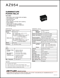 Click here to download AZ954Y-1C-12D Datasheet