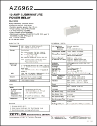 Click here to download AZ6962-1AE-12D Datasheet