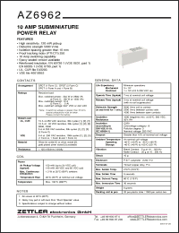 Click here to download AZ6962 Datasheet