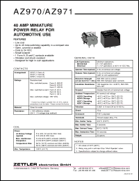 Click here to download AZ971-1C-6D Datasheet