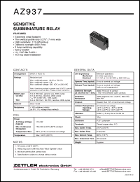 Click here to download AZ937-9 Datasheet