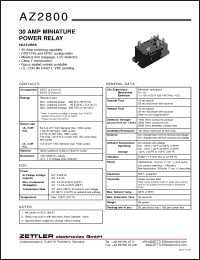 Click here to download AZ2800-2C-6D Datasheet