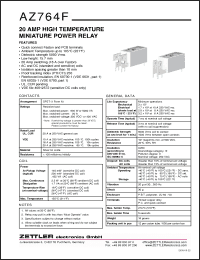 Click here to download AZ764FH-1AE-230A Datasheet