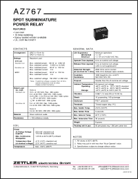 Click here to download AZ767-1A-24DS Datasheet