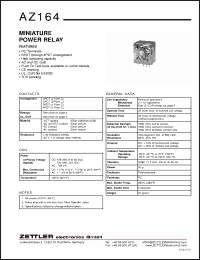Click here to download AZ164-1CT-110D Datasheet