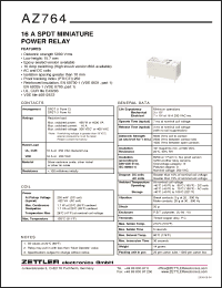 Click here to download AZ764-1CH-24A Datasheet