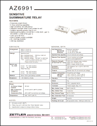 Click here to download AZ6991-1A-12D Datasheet