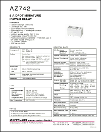 Click here to download AZ742-2C-240A Datasheet