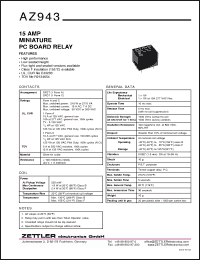 Click here to download AZ943 Datasheet