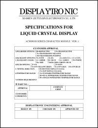 Click here to download ACM0801B Datasheet