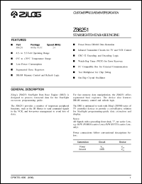 Click here to download Z86251 Datasheet