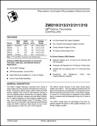 Click here to download Z90219 Datasheet