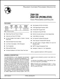 Click here to download Z8913829FSC Datasheet