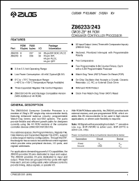 Click here to download Z8624312PEC Datasheet