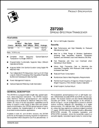 Click here to download Z87200 Datasheet