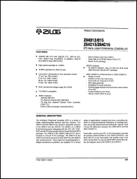 Click here to download Z84013 Datasheet