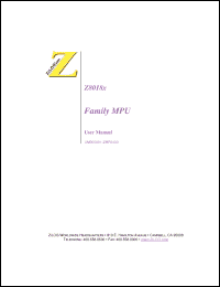 Click here to download Z8018020PEC Datasheet