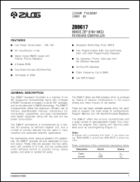 Click here to download Z08617 Datasheet